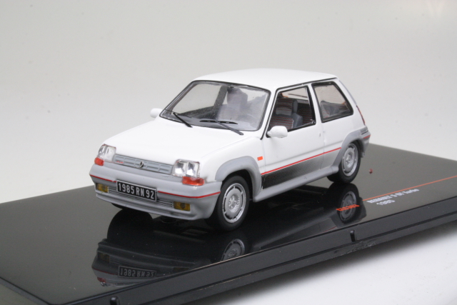 Renault 5 GT Turbo 1985, valkoinen - Sulje napsauttamalla kuva