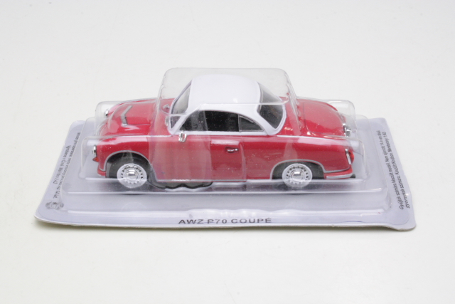 AWZ P70 Coupe, punainen/valkoinen - Sulje napsauttamalla kuva