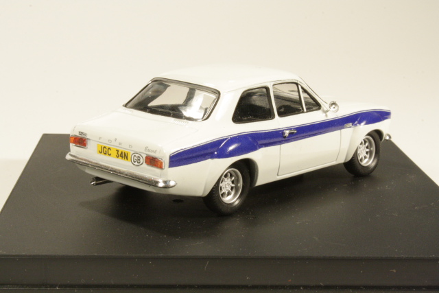 Ford Escort Mk1 RS1600 1973, valkoinen/sininen