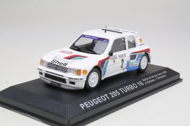 Peugeot 205 T16, 1st. Monte Carlo 1985, A.Vatanen, no.2
