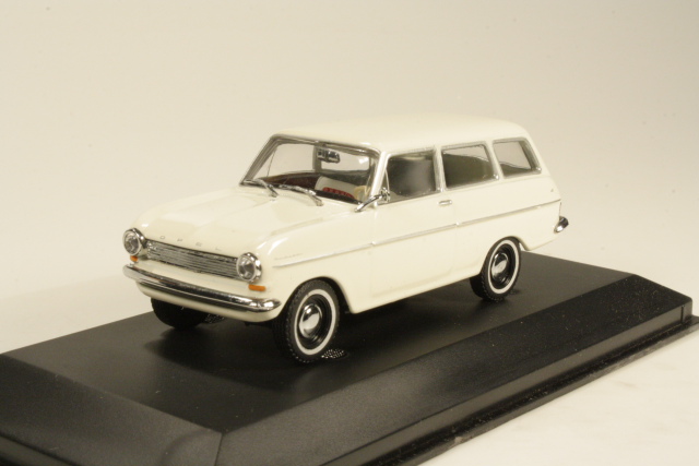 Opel Kadett A Caravan 1962, valkoinen - Sulje napsauttamalla kuva