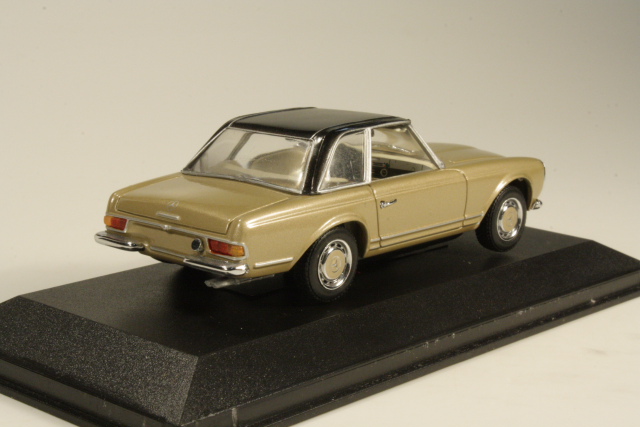 Mercedes 280SL Hard Top (w113) 1968, kulta/musta