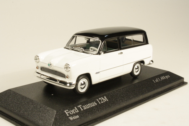 Ford Taunus 12M P1 Break 1957, white/black