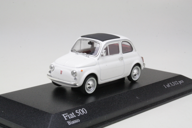 Fiat 500 1965, valkoinen