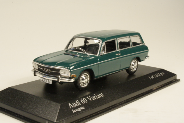 Audi 60 Variant 1970, tummanvihreä