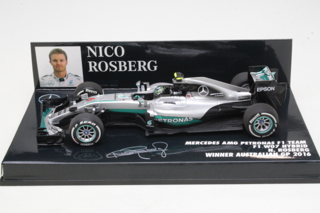 Mercedes AMG W07, 1st. Australia GP 2016, N.Rosberg, no.6
