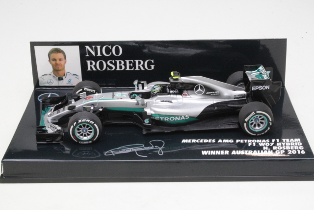 Mercedes-AMG W07 Hybrid, 1st. Australia GP 2016, N.Rosberg, no.6 - Sulje napsauttamalla kuva