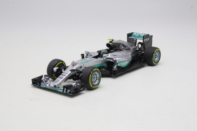 Mercedes-AMG W07 Hybrid, 1st. Bahrain GP 2016, N.Rosberg, no.6 - Sulje napsauttamalla kuva