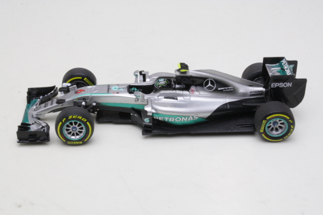 Mercedes-AMG W07 Hybrid, 1st. Bahrain GP 2016, N.Rosberg, no.6 - Sulje napsauttamalla kuva
