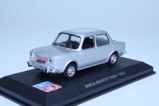 Simca Abarth 1150S 1963, harmaa