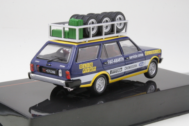 Fiat 131 Panorama 1975 "Olio Fiat Rallye Assistance" - Sulje napsauttamalla kuva