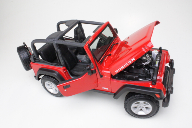 Jeep Wrangler Rubicon Open 2012, red