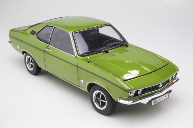 Opel Manta 1970, vihreä - Sulje napsauttamalla kuva