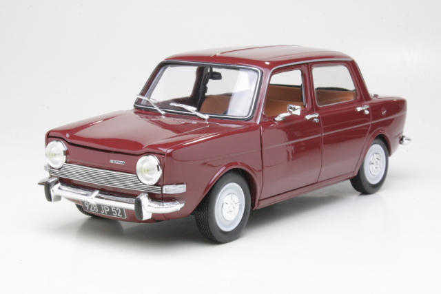 Simca 1000 LS 1974, dark red - Click Image to Close