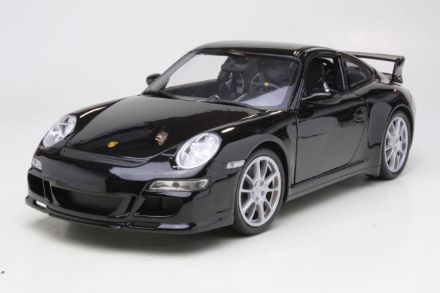 Porsche 911 (997) GT3 2007, musta - Sulje napsauttamalla kuva