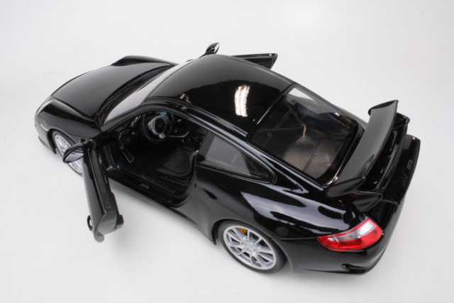 Porsche 911 (997) GT3 2007, musta - Sulje napsauttamalla kuva