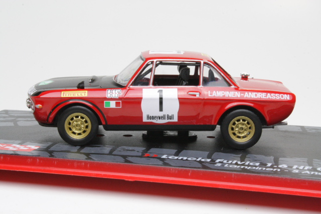 Lancia Fulvia Coupe Rallye 1.6 HF, Maroc 1972, S.Lampinen, no.1 - Sulje napsauttamalla kuva