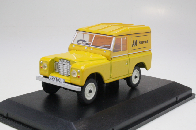 Land Rover Series 3 SWB Hard Top, yellow "AA Service"