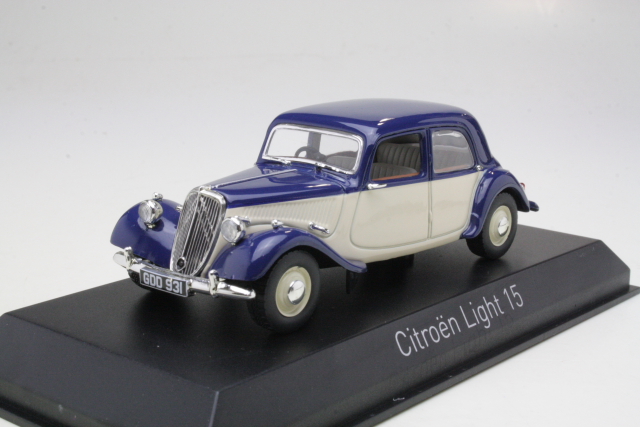 Citroen Light 15 1949, sininen/valkoinen