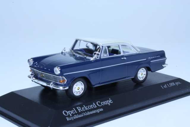 Opel Rekord P2 Coupe 1960, sininen