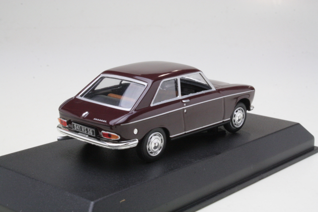 Peugeot 204 Coupe 1967, tummanpunainen