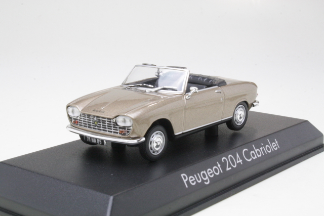 Peugeot 204 Cabriolet 1967, beige - Sulje napsauttamalla kuva