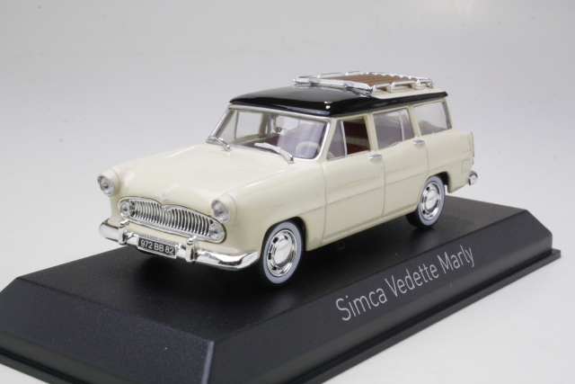 Simca Vedette Marly 1957, keltainen/musta - Sulje napsauttamalla kuva