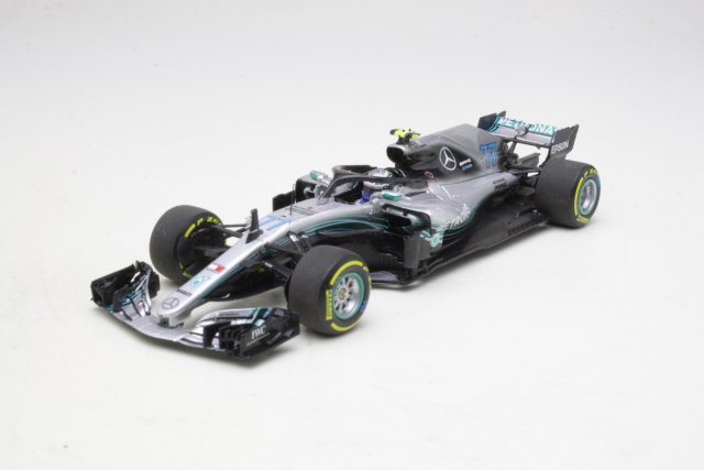 Mercedes AMG W09, F1 2018, V.Bottas, no.77 - Sulje napsauttamalla kuva