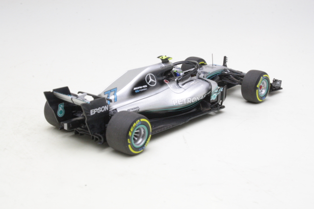 Mercedes AMG W09, F1 2018, V.Bottas, no.77 - Sulje napsauttamalla kuva