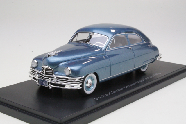 Packard Super De Luxe Club Sedan 1949, sininen - Sulje napsauttamalla kuva