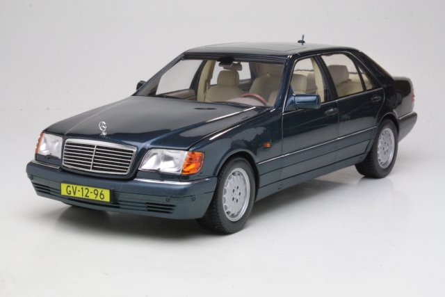 Mercedes S600 1997, vihreä - Sulje napsauttamalla kuva