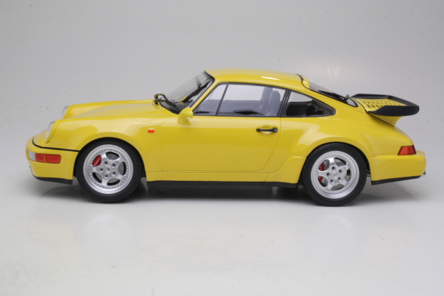 Porsche 911 Turbo (964) 1990, yellow