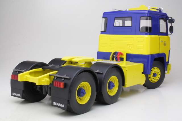 Scania LBT 141 1976, yellow/blue "ASG" - Click Image to Close