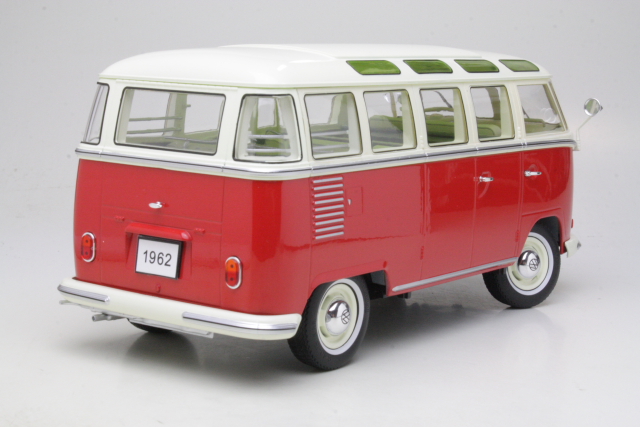VW T1 Samba 1962, red/beige