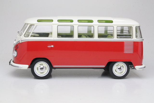 VW T1 Samba 1962, red/beige
