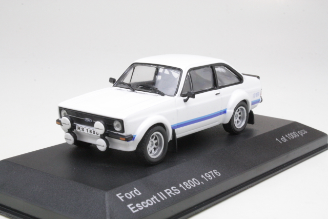 Ford Escort Mk2 RS1800 1976, valkoinen - Sulje napsauttamalla kuva