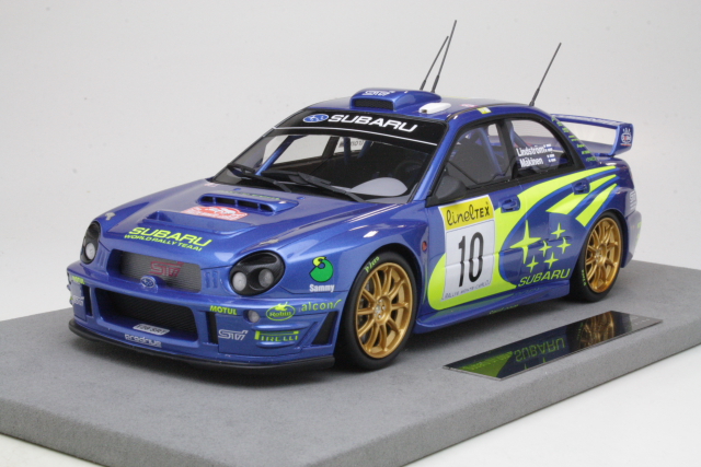 Subaru Impreza, 1st. Monte Carlo 2002, T.Mäkinen, no.10 - Click Image to Close