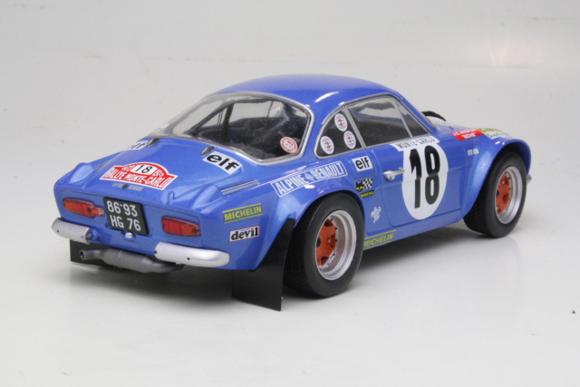 Alpine Renault A110 1800S, Monte Carlo 1973, J.C.Andruet, no.18 - Sulje napsauttamalla kuva