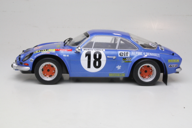 Alpine Renault A110 1800S, Monte Carlo 1973, J.C.Andruet, no.18 - Sulje napsauttamalla kuva