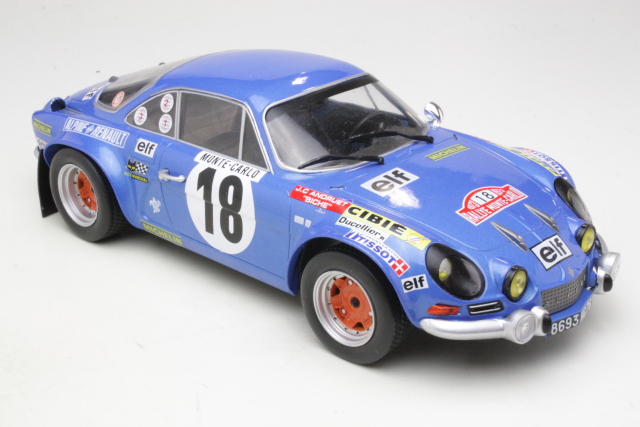 Alpine Renault A110 1800S, Monte Carlo 1973, J.C.Andruet, no.18 - Click Image to Close