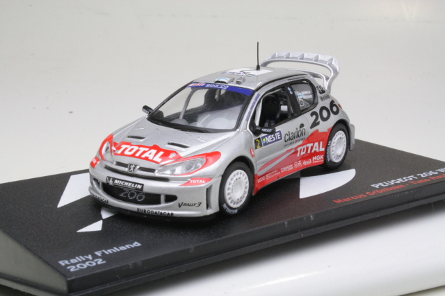 Peugeot 206 WRC, Finland 2002, M.Grönholm, no.2