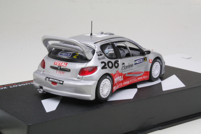 Peugeot 206 WRC, Finland 2002, M.Grönholm, no.2 - Click Image to Close