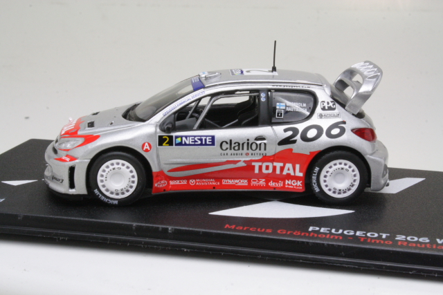 Peugeot 206 WRC, Finland 2002, M.Grönholm, no.2 - Click Image to Close