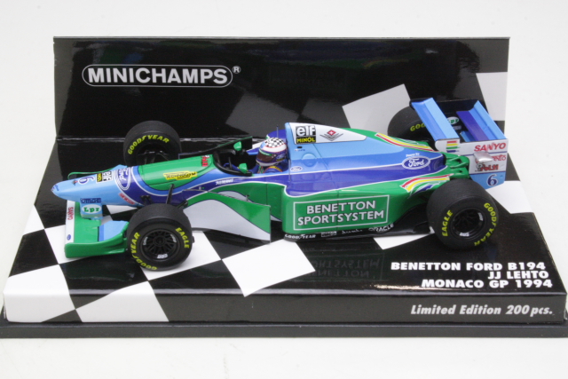 Benetton Ford B194, Monaco GP 1994, J.J.Lehto, no.6