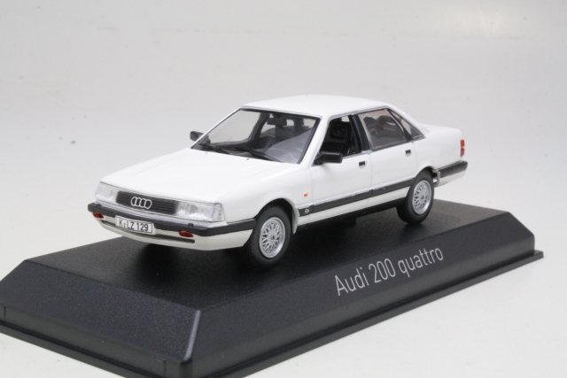 Audi 200 Quattro 1989, valkoinen - Sulje napsauttamalla kuva