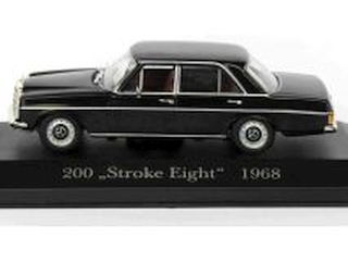 Mercedes 200 (w115) 1968, musta "Stroke Eight"