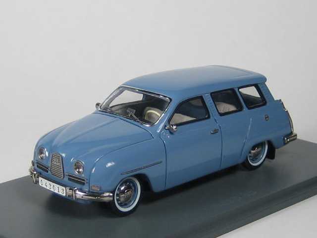 Saab 95 1960, vaalean sininen