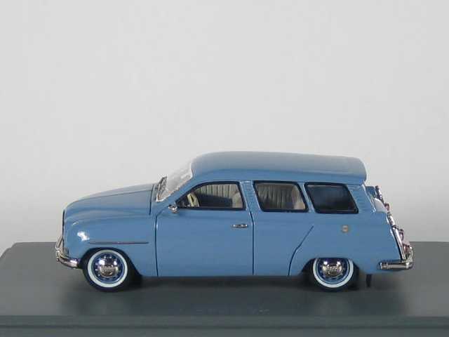 Saab 95 1960, vaalean sininen