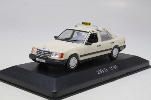 Mercedes 200D (w124) 1985, cream "German Taxi"