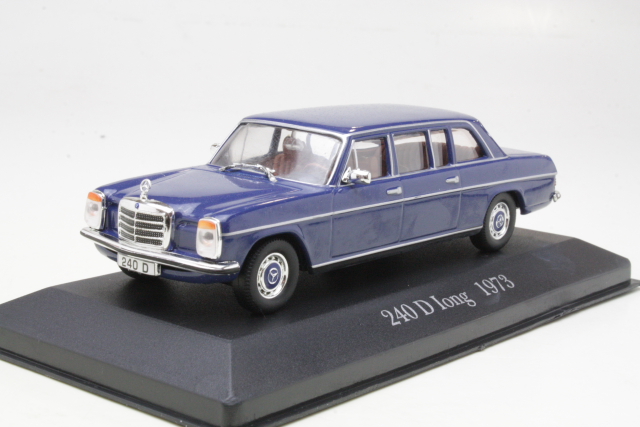Mercedes 240D Long (w115) 1973, blue